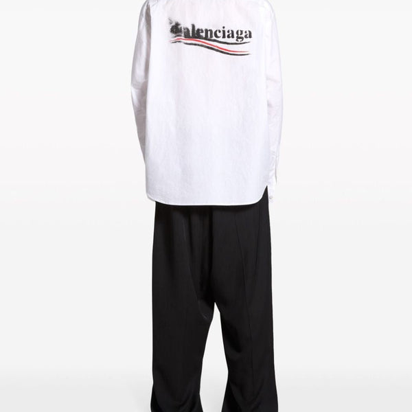 Balenciaga Tops? BALENCIAGA Long Sleeve Oversized Fit Shirt Premium Designer Casual Top