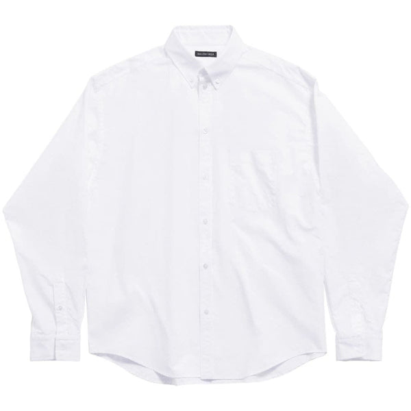Balenciaga Tops- BALENCIAGA Long Sleeve Oversized Fit Shirt Elegant Everyday Designer Top