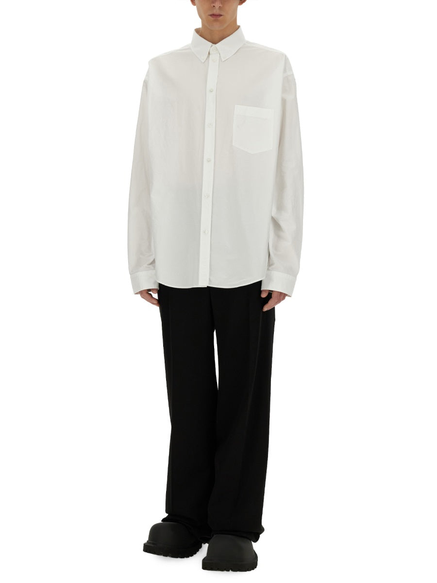 Balenciaga Tops- BALENCIAGA Large Fit Cotton Shirt for Men Premium Designer Casual Top