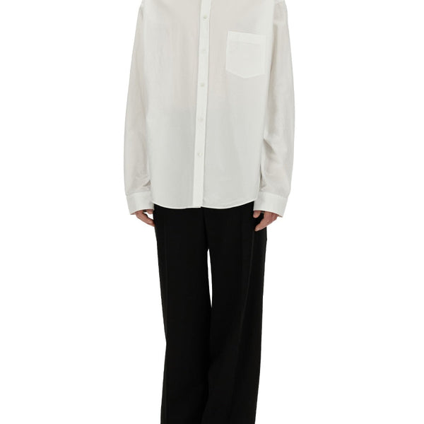 Balenciaga Tops? BALENCIAGA Large Fit Cotton Shirt for Men Premium Designer Casual Top