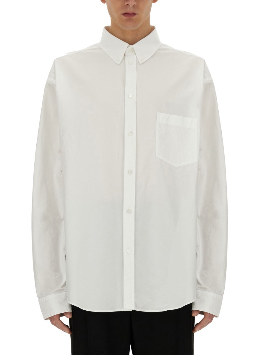 Balenciaga Tops- BALENCIAGA Large Fit Cotton Shirt for Men Premium Designer Casual Top