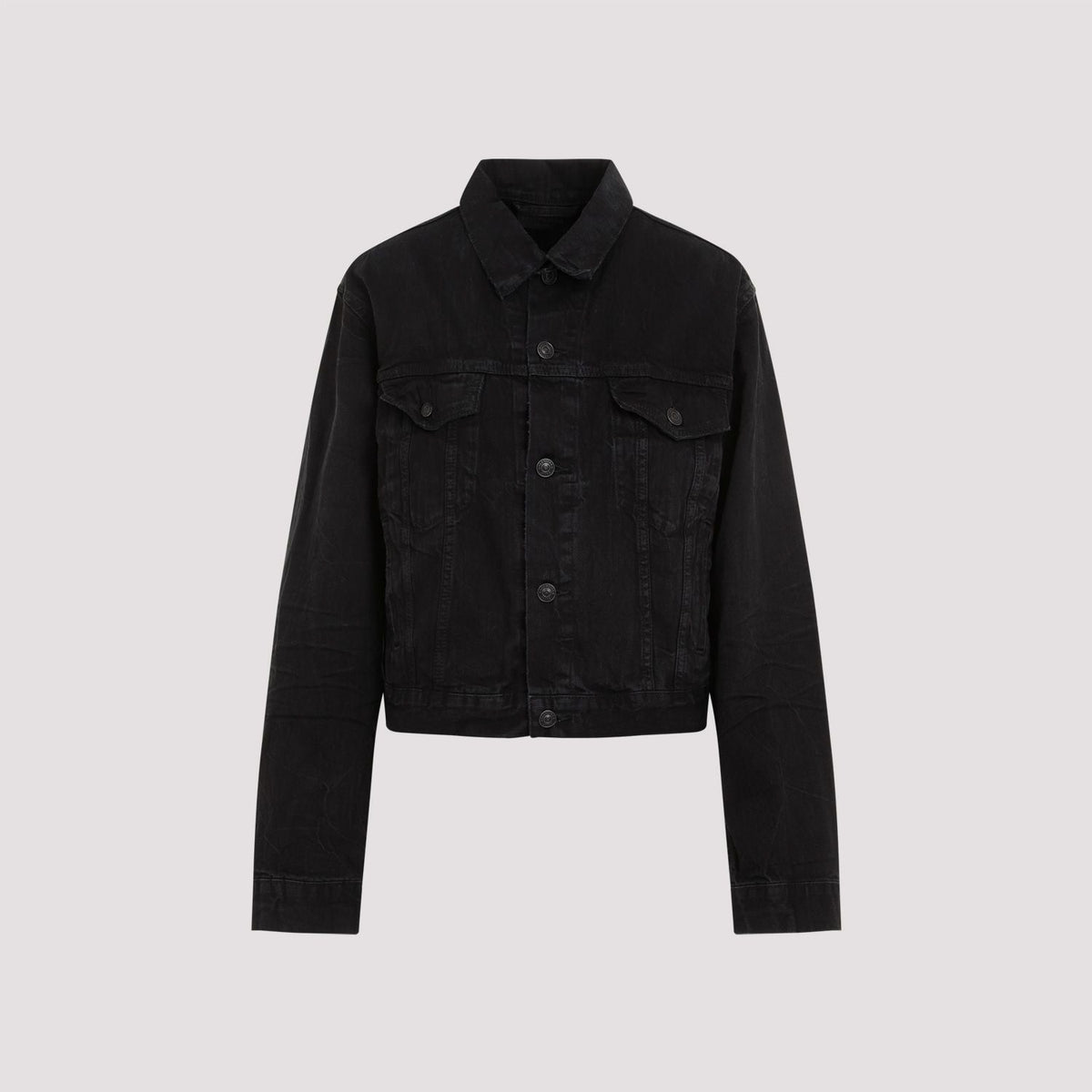 Balenciaga premium outerwear detail and craftsmanship close-up