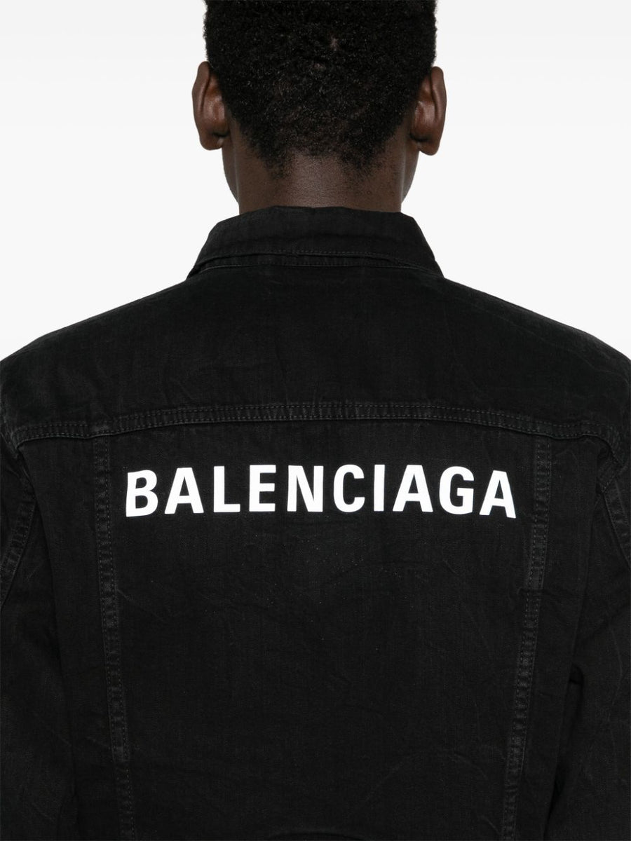 Balenciaga Jackets- BALENCIAGA Cotton Denim Jacket for Women - SS25 Collection Stylish Everyday Designer Outerwear