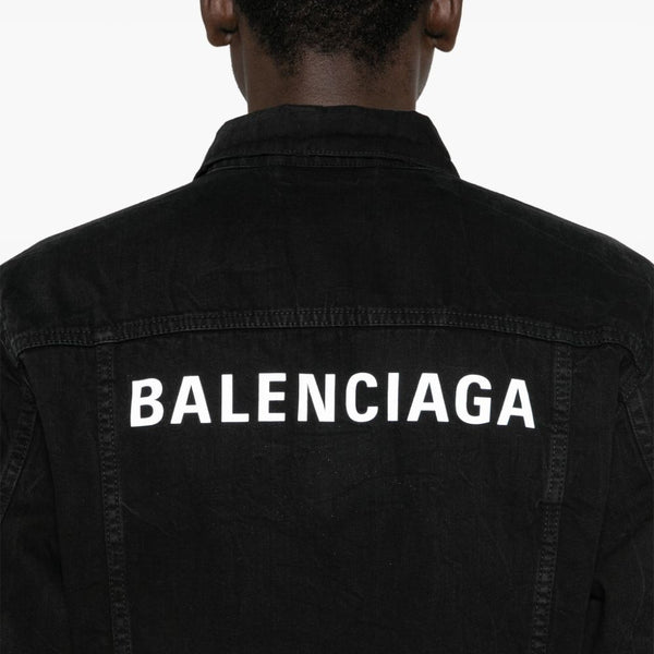 Balenciaga Jackets- BALENCIAGA Cotton Denim Jacket for Women - SS25 Collection Stylish Everyday Designer Outerwear