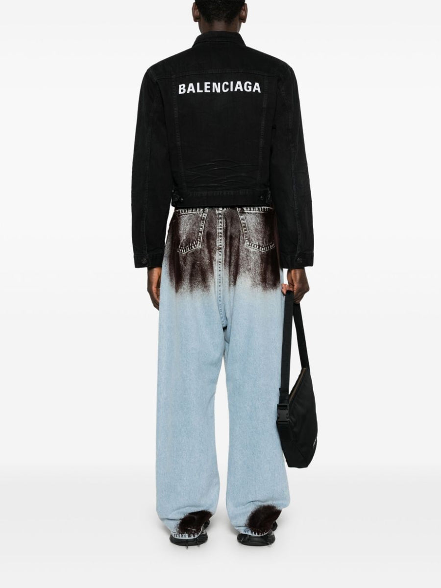 Balenciaga Jackets- BALENCIAGA Cotton Denim Jacket for Women - SS25 Collection Stylish Everyday Designer Outerwear