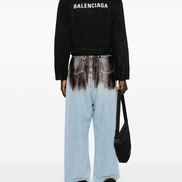 Balenciaga Jackets- BALENCIAGA Cotton Denim Jacket for Women - SS25 Collection Stylish Everyday Designer Outerwear