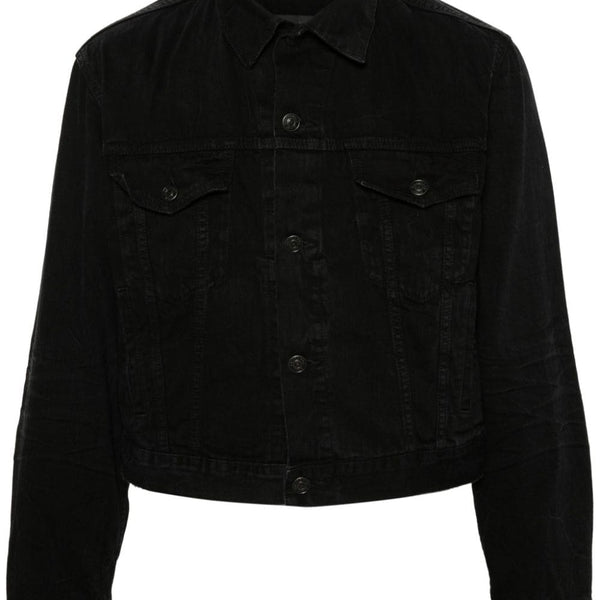 Balenciaga Jackets- BALENCIAGA Cotton Denim Jacket for Women - SS25 Collection Stylish Everyday Designer Outerwear