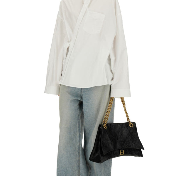 Balenciaga Tops? BALENCIAGA Wrap Shirt, Size S Elegant Everyday Designer Top