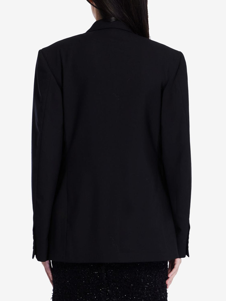 Balenciaga outerwear side profile designer luxury fashion