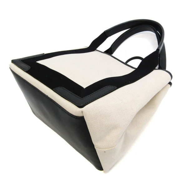 Balenciaga Navy Cabas Handbag | Luxury Canvas Tote Bag