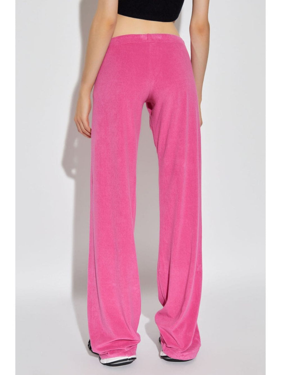 Balenciaga Pants? BALENCIAGA Velvet Trousers for Women - SS25 Tailored Everyday Designer Pants