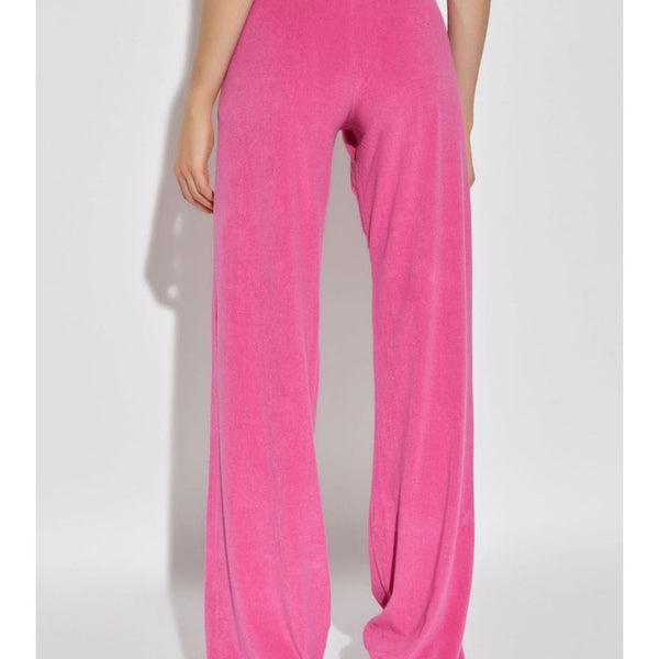 Balenciaga Pants? BALENCIAGA Velvet Trousers for Women - SS25 Premium Designer Casual Trousers