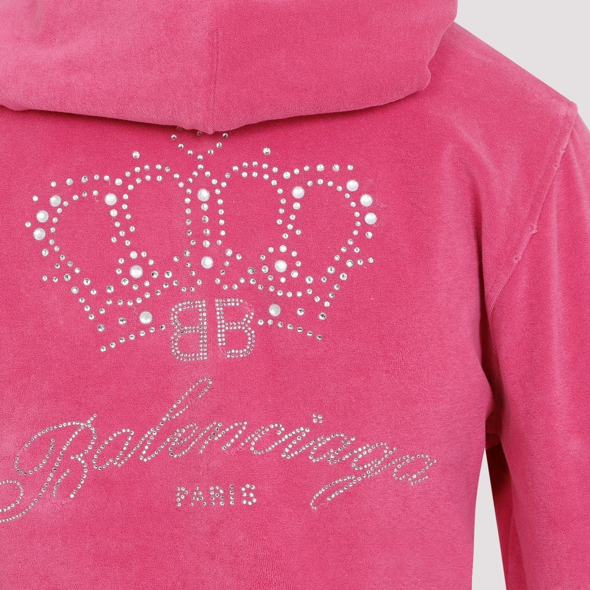 Balenciaga Jackets- BALENCIAGA Chenille Sweatshirt Mini Jacket for Women Luxury Designer Outerwear Jacket