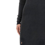 Close-up of Balenciaga dresses hardware and fine stitching