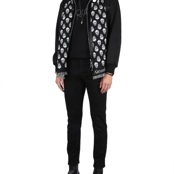 Alexander McQueen Jackets? Alexander Mcqueen Men Leather Bomber Jacket Luxury Designer Outerwear Jacket