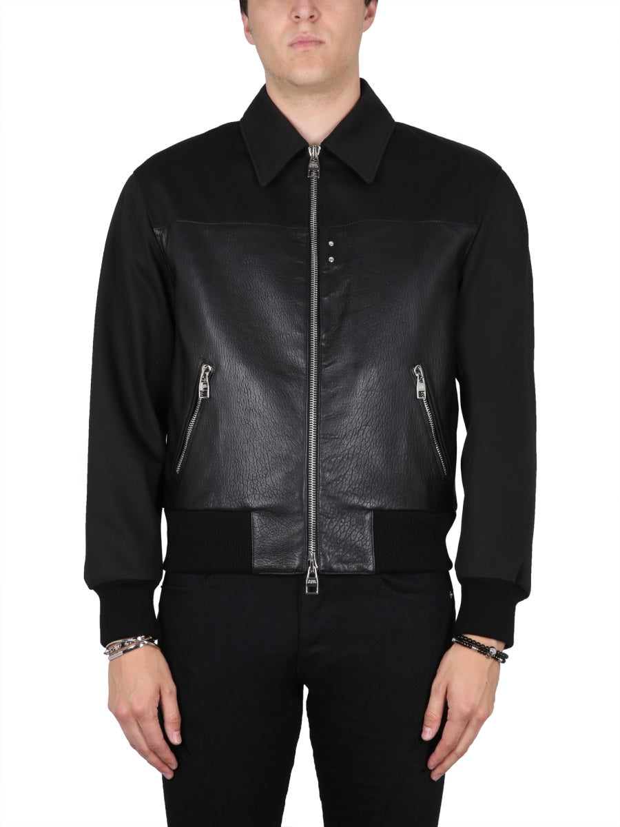 Alexander McQueen Jackets? Alexander Mcqueen Men Leather Bomber Jacket Luxury Designer Outerwear Jacket