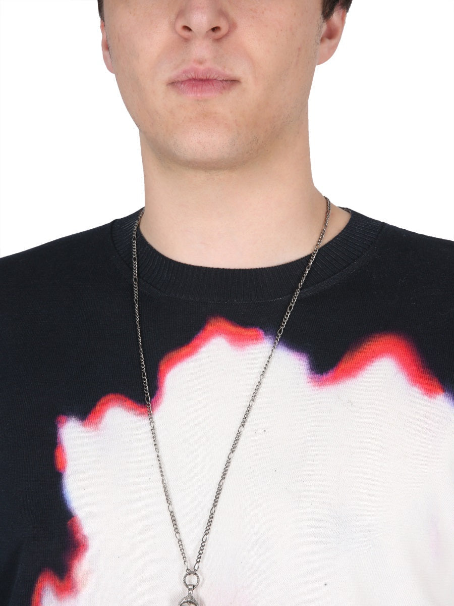 Alexander McQueen Accessories? Alexander Mcqueen Men Jersey With Solarised Flower Print Luxury Designer Fashion Accessory