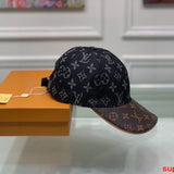 Close-up detail view of Louis Vuitton unisex cap