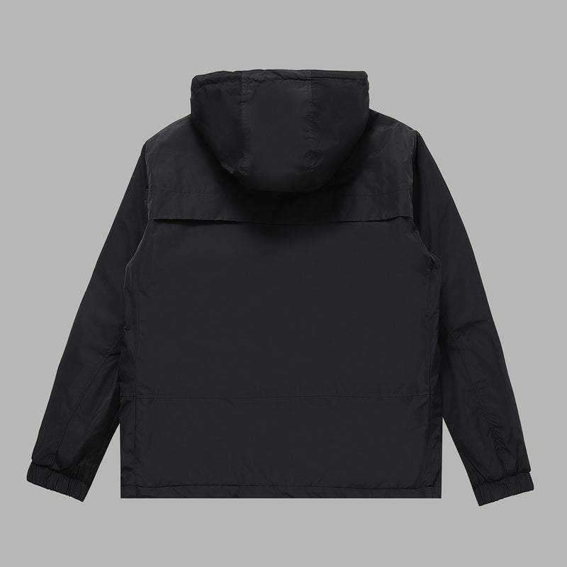 Side profile of Louis Vuitton luxury clothing with monogram-inspired silhouette