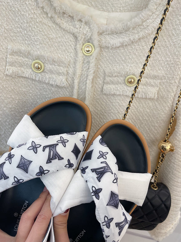 Louis Vuitton shoes Style 406 - styled lifestyle view (alternate angle)