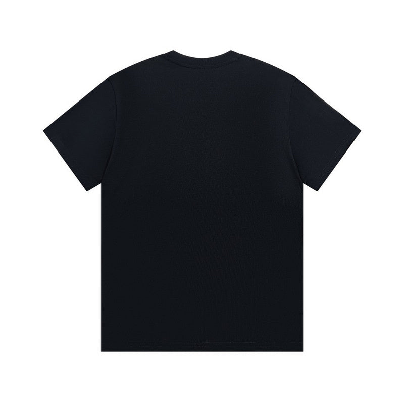 Close-up of Burberry t-shirt craftsmanship