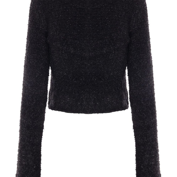 Balenciaga Sweaters? BALENCIAGA Mini Cropped Cardigan for Women Premium Casual Designer Knitwear