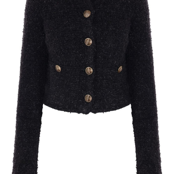 Balenciaga Sweaters? BALENCIAGA Mini Cropped Cardigan for Women Premium Casual Designer Knitwear