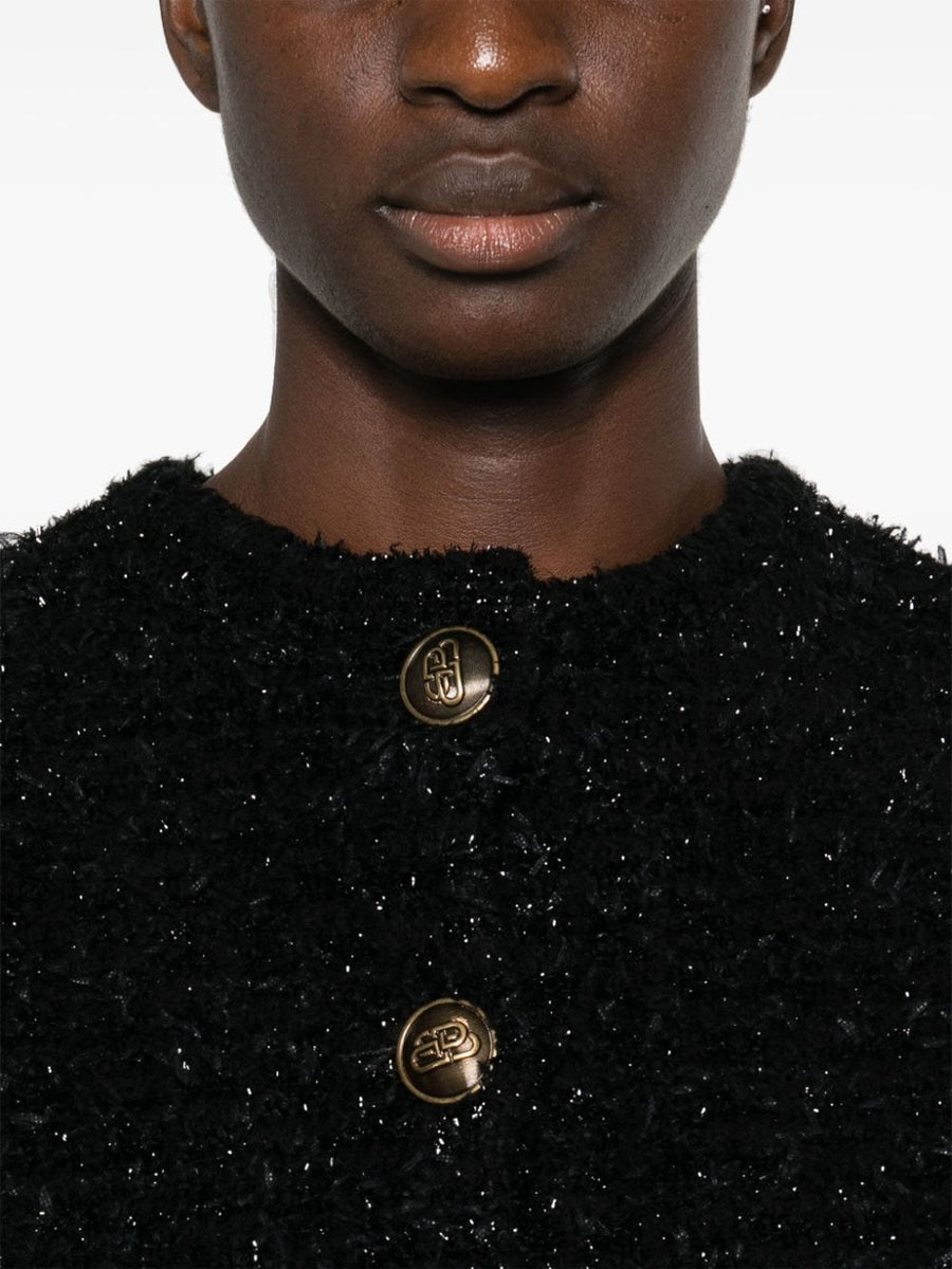Balenciaga Jackets- BALENCIAGA Cropped Bouclé Jacket Stylish Everyday Designer Outerwear