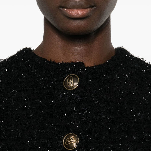 Balenciaga Jackets- BALENCIAGA Cropped Bouclé Jacket Stylish Everyday Designer Outerwear