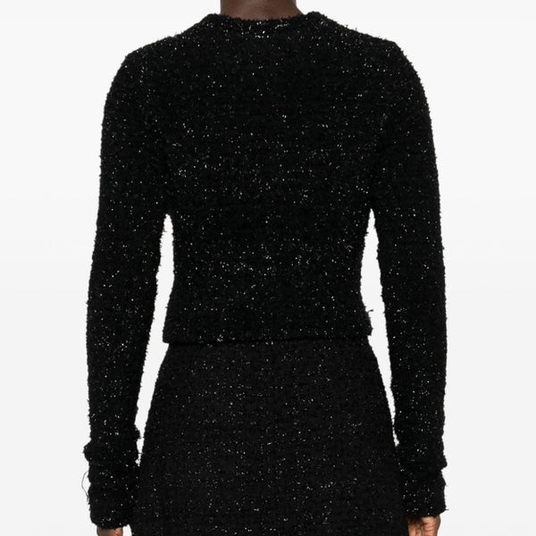 Balenciaga Jackets- BALENCIAGA Cropped Bouclé Jacket Stylish Everyday Designer Outerwear