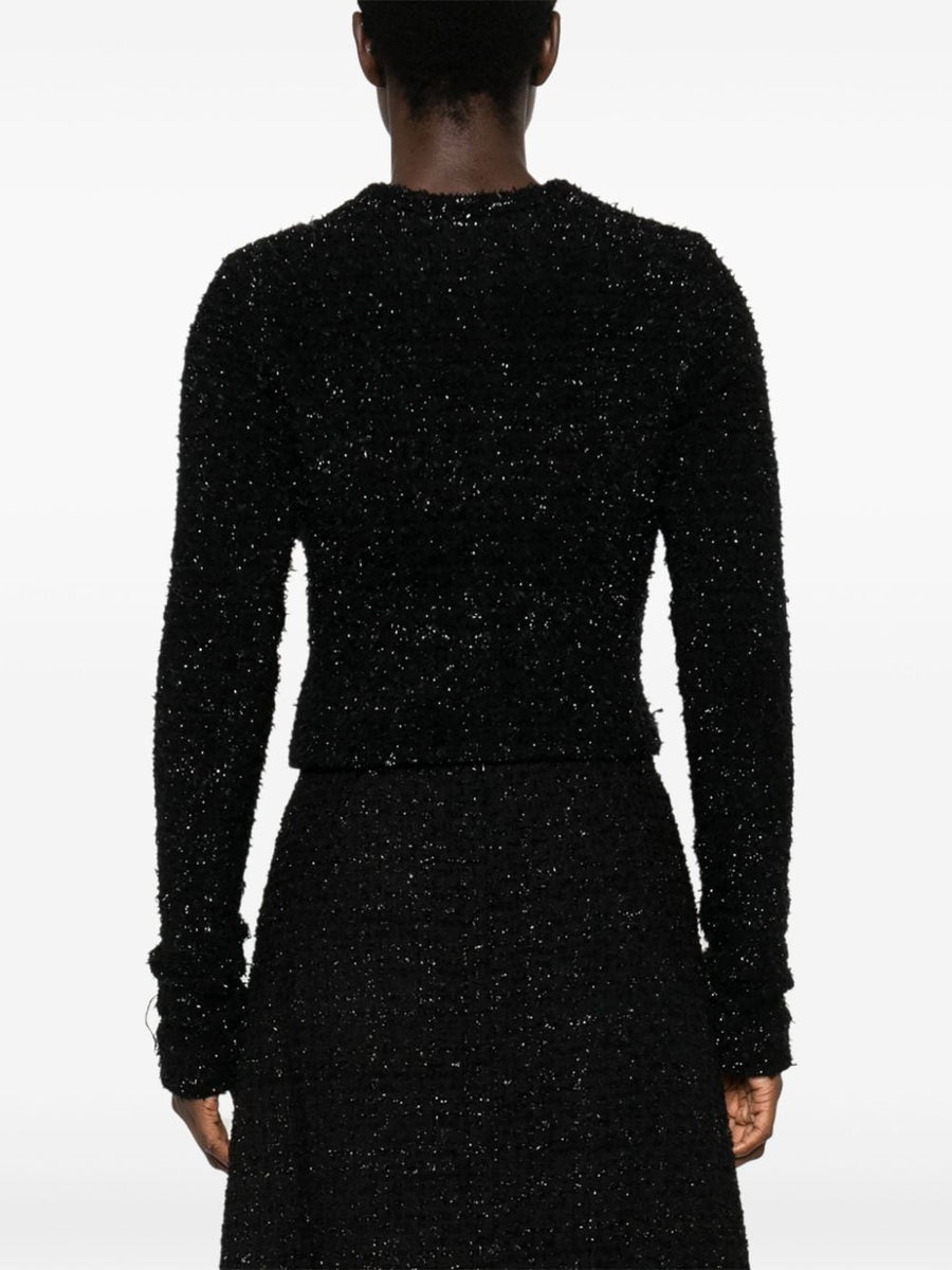 Balenciaga Jackets? BALENCIAGA Cropped Bouclé Jacket Premium Casual Designer Jacket