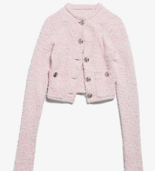 Balenciaga Jackets? BALENCIAGA Mini Bouclé Cropped Jacket Luxury Designer Outerwear Jacket