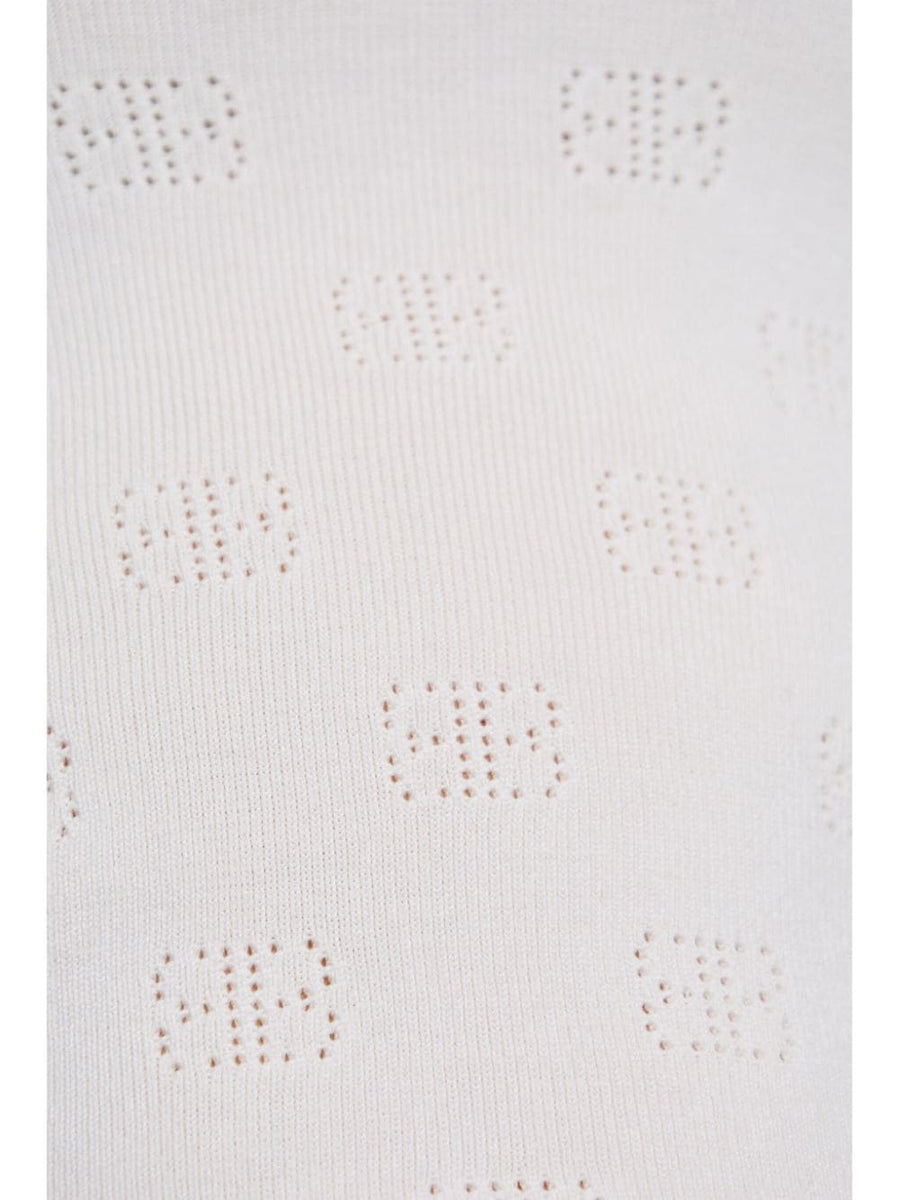 Balenciaga Sweaters? BALENCIAGA Open-Knit Wool Top for Women Luxury Designer Knit Sweater