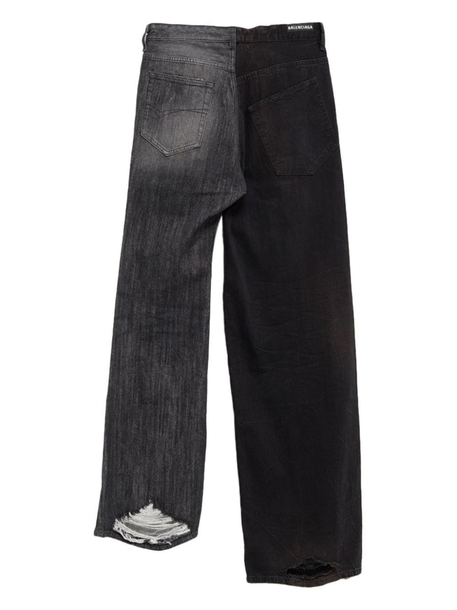 Balenciaga Pants- BALENCIAGA Asymmetric Hem Adjustable Waist Strap Pants Premium Designer Casual Trousers