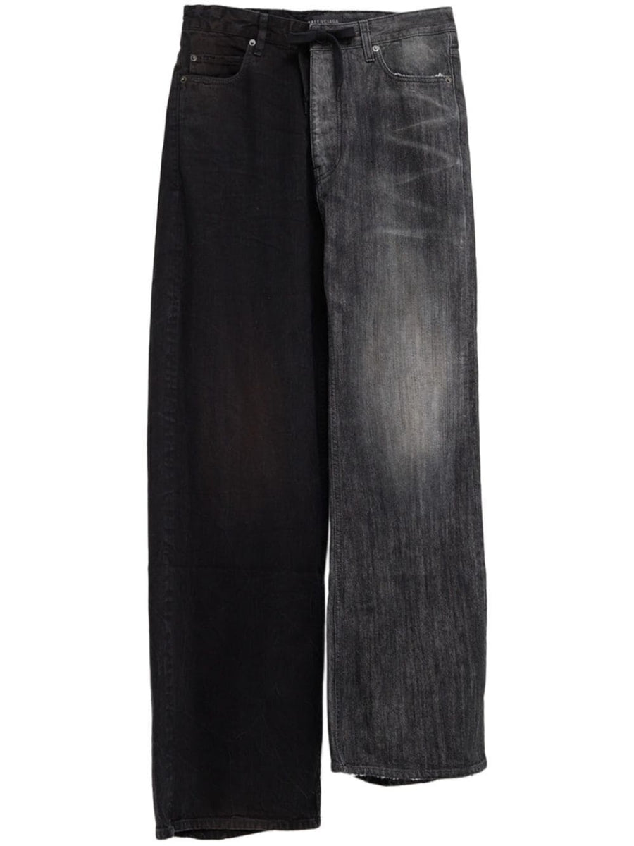 Balenciaga Pants? BALENCIAGA Asymmetric Hem Adjustable Waist Strap Pants Tailored Everyday Designer Pants