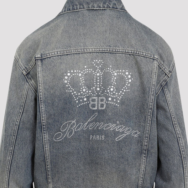 Balenciaga Jackets? BALENCIAGA Mini Fit Cotton Jacket for Women Stylish Everyday Designer Outerwear