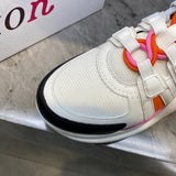Louis Vuitton Red Pointed-Toe Flats - Detail Shot of Craftsmanship