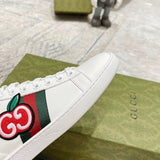 Gucci sneakers detailed view showing premium designer craftsmanship