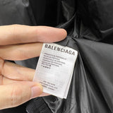 Close-up of Balenciaga designer clothing craftsmanship
