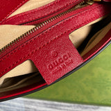 Side profile of modern structured women's handbag – women's statement bag