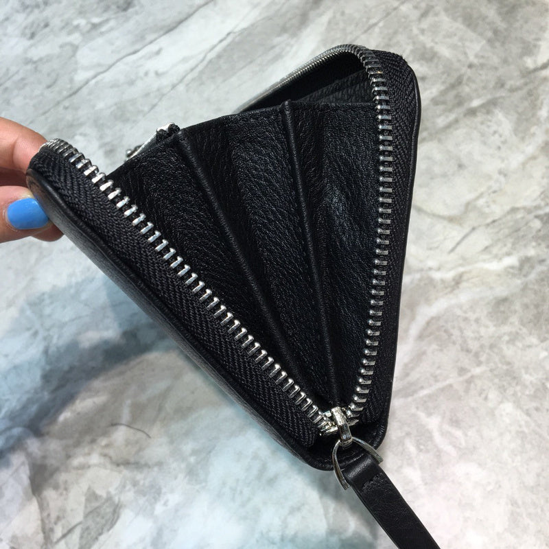 Chic Vegan Leather Handbag - Signature Hardware Accents | Women's Designer-Inspired Purse #1008 - back view (image 4) of designer-inspired handbag