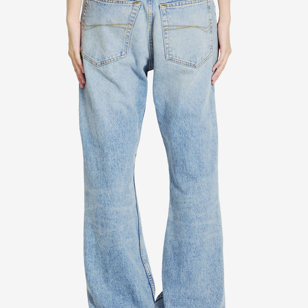 Balenciaga Jeans? BALENCIAGA Distressed Hem Women's Jeans Classic Everyday Designer Jeans