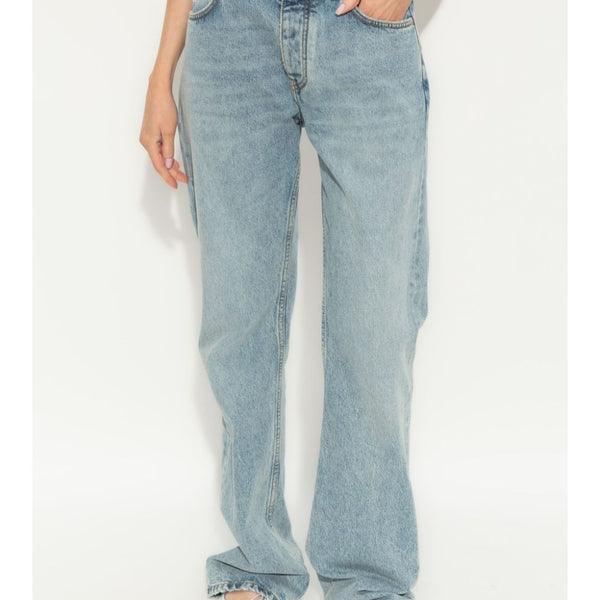Balenciaga Jeans- BALENCIAGA Low-Waist Classic Denim Jeans for Women - Long Length Premium Designer Denim Jeans