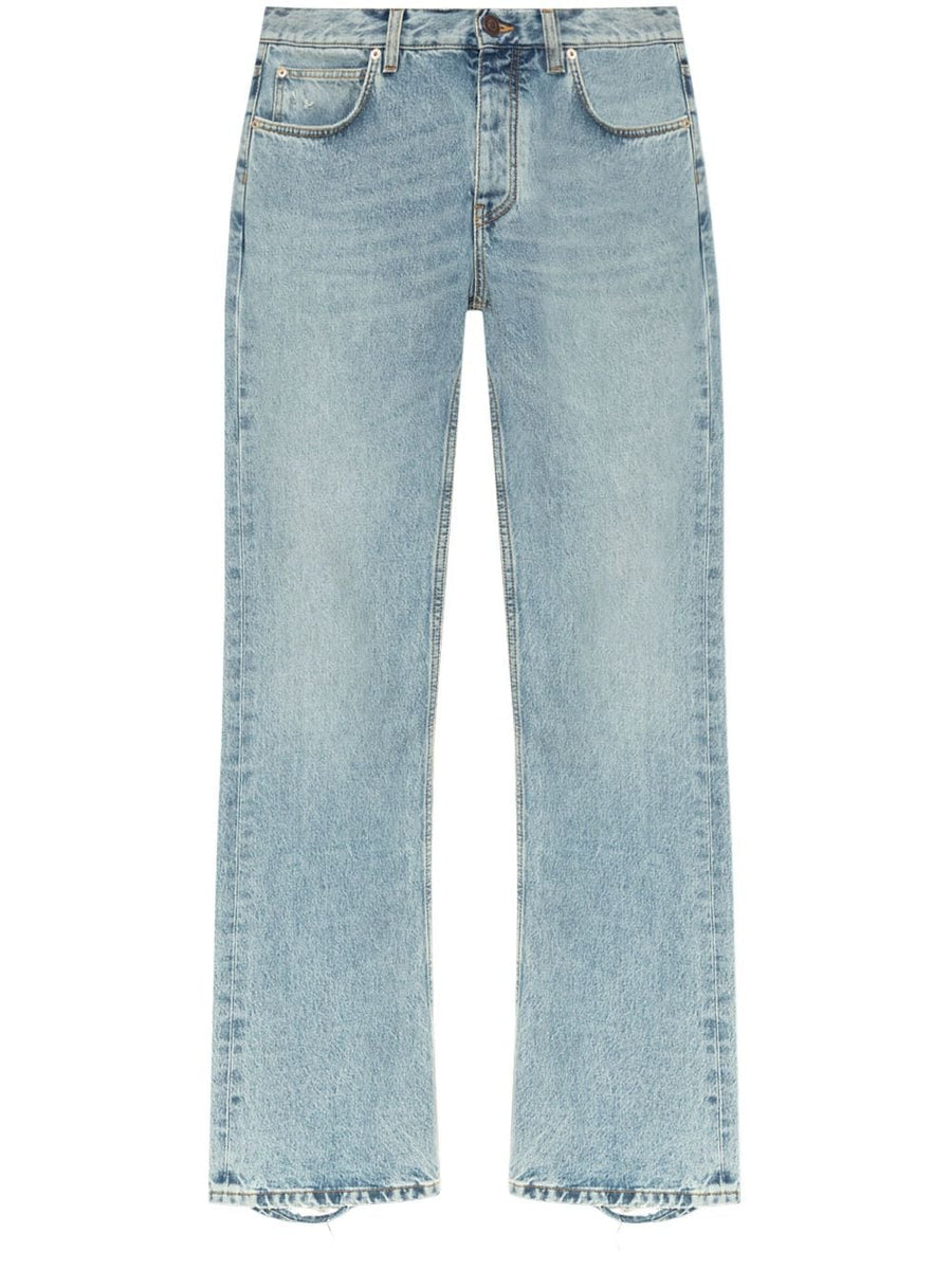 Balenciaga Jeans? BALENCIAGA Low-Waist Classic Denim Jeans for Women - Long Length Premium Designer Denim Jeans