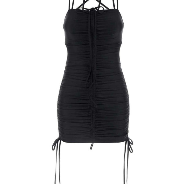 Balenciaga Dresses? BALENCIAGA Sleek Stretch Nylon Mini Dress Chic Everyday Designer Dress