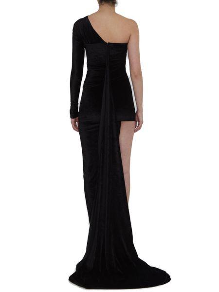 Balenciaga Dresses- BALENCIAGA Asymmetrical Velvet Maxi Gown Size 36 Chic Everyday Designer Dress