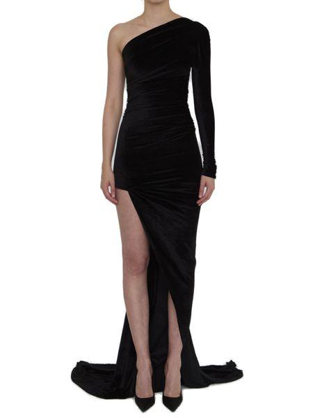 Balenciaga Dresses- BALENCIAGA Asymmetrical Velvet Maxi Gown Size 36 Chic Everyday Designer Dress
