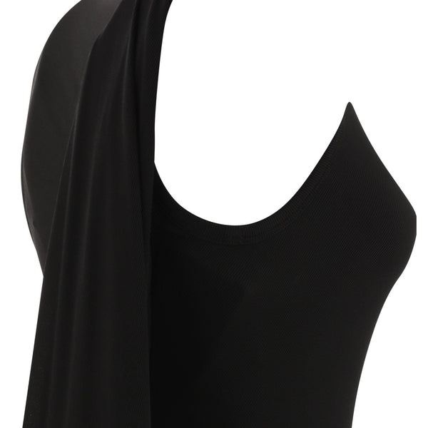 Balenciaga Dresses? BALENCIAGA Sleeveless Ribbed Mini Dress Elegant Designer Evening Dress