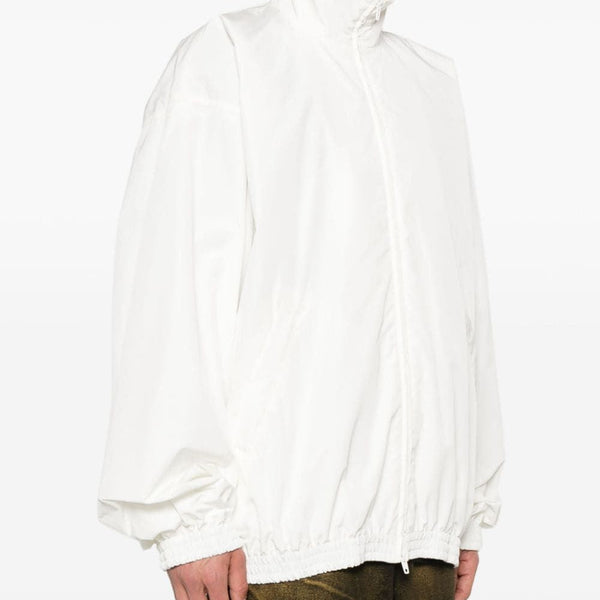 Balenciaga Jackets? BALENCIAGA Oversized Track Jacket with New Tape Type Logo Stylish Everyday Designer Outerwear