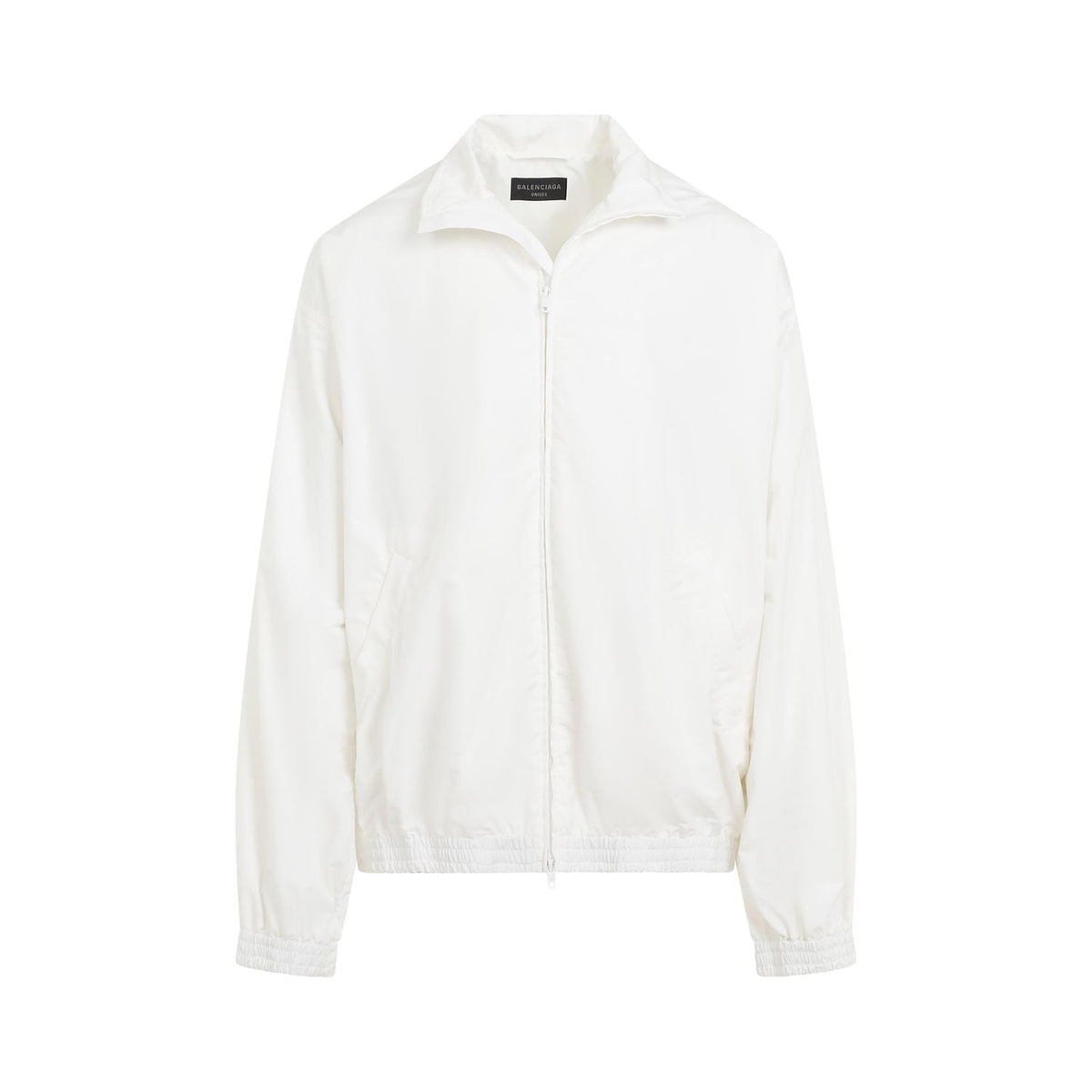 Balenciaga Jackets? BALENCIAGA Oversized Track Jacket with New Tape Type Logo Luxury Designer Outerwear Jacket